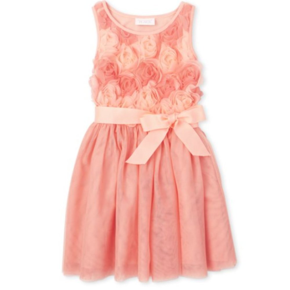 The Children's Place Glitter Flower Tutu Dress